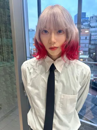 カラー メンズ ‪❥ブリーチ💗 MIKUのヘアスタイル