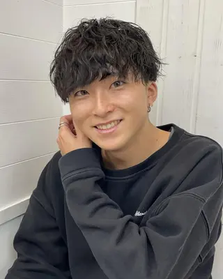 ショート パーマ トレンドカラー MAHOのヘアスタイル