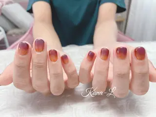 カラー ネイル 芦辺 香奈のネイルデザイン