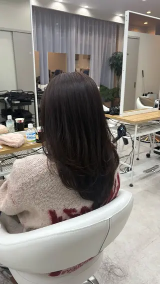 セミロング カラー 後藤 愛美/レイヤーカットのヘアスタイル