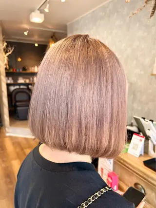 ショート カラー 大人かわいい💎ツヤ ✧亜美︎✧我孫子のヘアスタイル