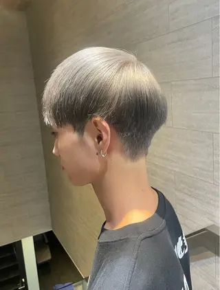 メンズ 韓国カット/透明感 Re.Labo岡本のヘアスタイル