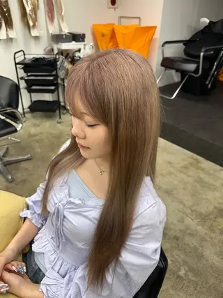 ロング おのだ あやなのヘアスタイル