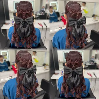 ロング ヘアアレンジ JPCY MIRIYAのヘアスタイル