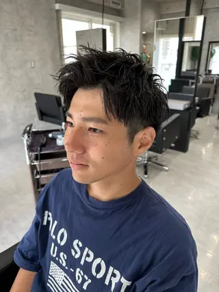 メンズ 💎メンズカット ／フェザー／細野💎のヘアスタイル