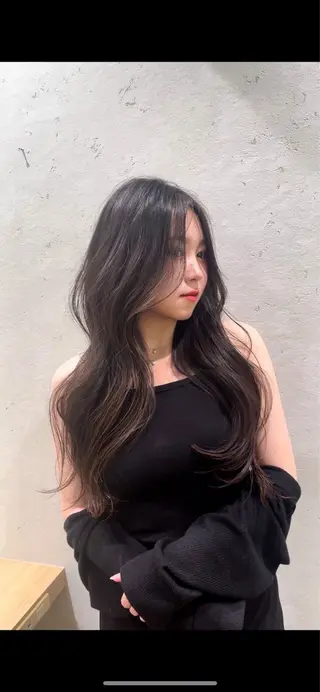 ミディアム 山崎/ボブ縮毛矯正 レイヤー髪質改善のヘアスタイル