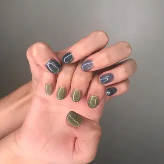 ネイル 【淡色color/ nail】maikoのネイルデザイン