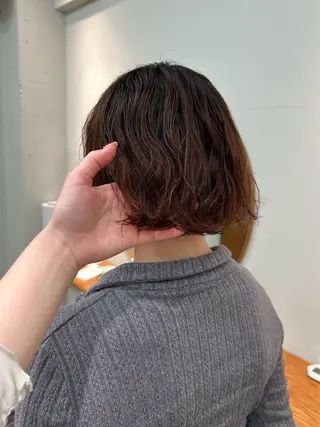 ミディアム パーマ ENIEN MAKE'S 立川所属・綾/ベージュカラー /パーマ🩰のヘアスタイル