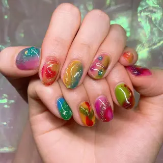 ネイル 🌖す い🌒のネイルデザイン