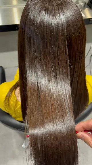 ロング カラー パーマ 🌈艶髪/髪質改善 新宿itouのヘアスタイル