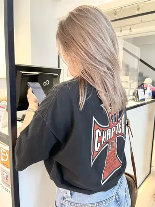 ミディアム カラー 🇰🇷カルマパーマ kaito🇰🇷のヘアスタイル