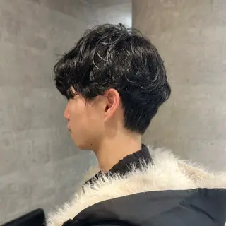 ミディアム カラー 新宿/顔周りカット/ レイヤー/YUYAのヘアスタイル