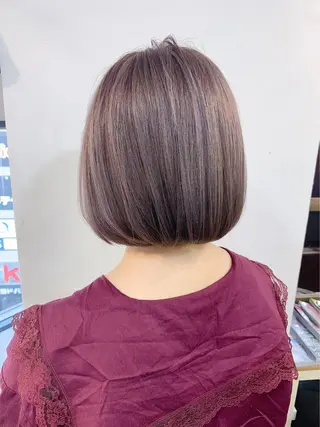 ミディアム カラー レイヤーカット ✨️進藤ひかりのヘアスタイル