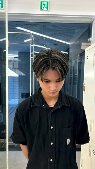 ショート カラー メンズ 森龍馬 メンズ専門美容師のヘアスタイル