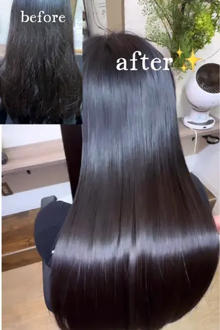 セミロング Daigo｜ うるツヤ縮毛矯正のヘアスタイル