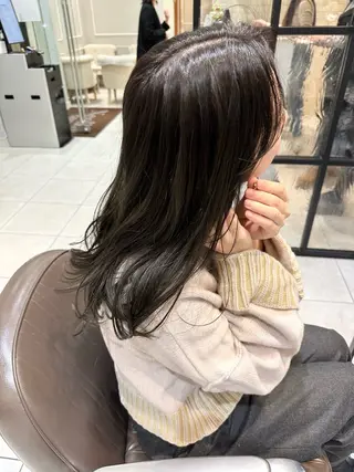 ロング カラー 🦖鶴岡香純🦖 産休中のヘアスタイル