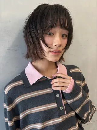 ショート unami kichijoji所属・💭透明感/艶髪🫧 haluki🫧‪のヘアスタイル