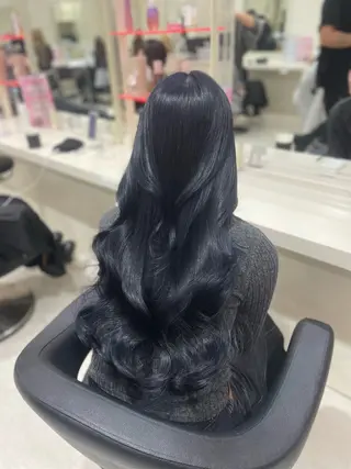 ロング カラー 🇰🇷韓国hair 🇰🇷wakaのヘアスタイル