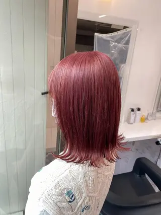 ミディアム カラー レイヤー/韓国❣️ 髪質改善/亘紘輝のヘアスタイル