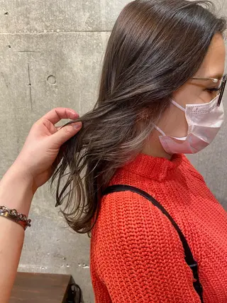 ロング 平成ギャル×韓国 mix💖MIKUのヘアスタイル