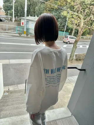 カラー コウヤマ サキのヘアスタイル