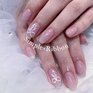 ネイル GO TODAY SHAiRE SALON原宿 Liber所属・️🫧もこ 艶感ネイル🫧のネイルデザイン