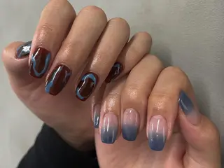 ネイル rina ニュアンス♡ワンホンのネイルデザイン