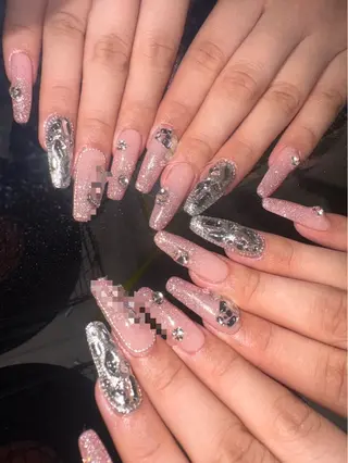 ネイル 33nail✴️栄 スミレ❇️Gel-xのネイルデザイン