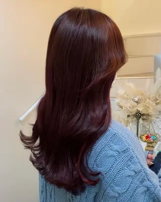 ロング カラー MOE🐈‍⬛🎀 エクステ/ワンホンのヘアスタイル