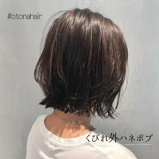 ショート カラー DX SHARE SALON所属・matka白髪ぼかし 大人ヘア/KEIKOのヘアスタイル
