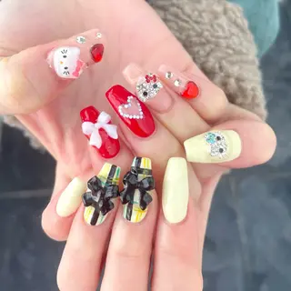 ネイル Nail ヌシん家 AKANEのネイルデザイン
