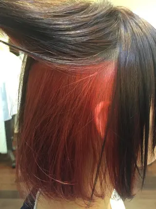 ショート カラー 菅 翔太のヘアスタイル