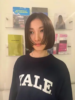 ミディアム 今泉/KAI🦓艶髪 ボブ/ミニボブのヘアスタイル
