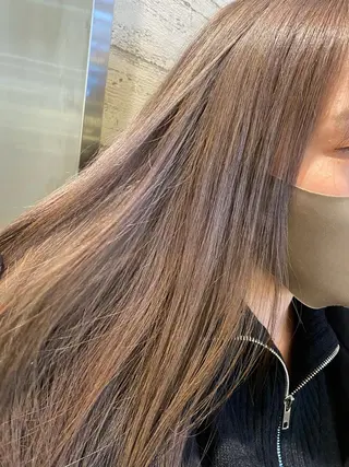 ロング カラー hair salon dot.tokyo color所属・MANAMI 🥀ウルフカットのヘアスタイル