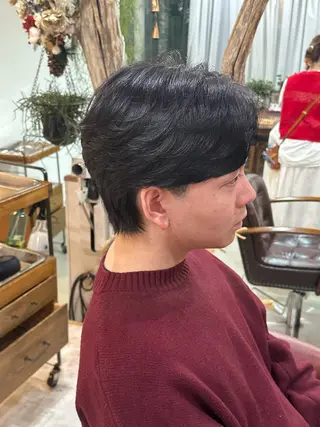 ショート 山之内匠/艶カラー/ ハイトーン/ブリーチのヘアスタイル