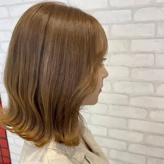 ミディアム カラー 清水 義久のヘアスタイル