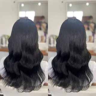 カラー mopa所属・mopa_kaede 暖色カラー/ロングのヘアスタイル