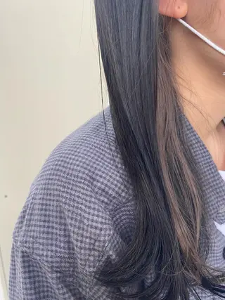 セミロング aoi ♡グレージュ ・ベージュカラーのヘアスタイル