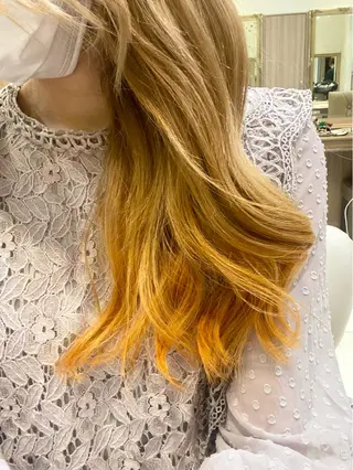 ロング カラー 古川 琴美のヘアスタイル