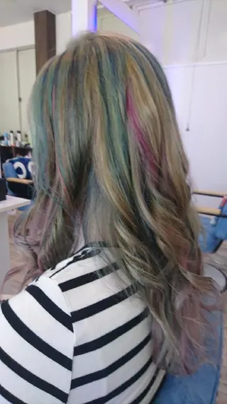 ロング カラー 中嶌 健一のヘアスタイル