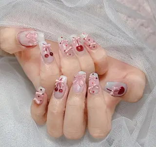 ロング カラー yuna ユナのネイルデザイン