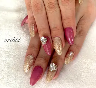 ネイル orchid ♡オーキッドのネイルデザイン