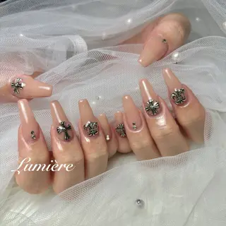 ネイル Lumière/ 超ロング/ワンホンのネイルデザイン