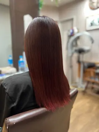 セミロング カラー hair mission rodeo所属・縮毛矯正/髪質改善 》YUMEKIのヘアスタイル