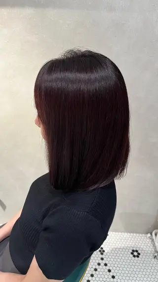 ミディアム カラー 新宿/アシスタント AiNAのヘアスタイル