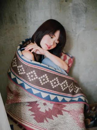 ミディアム 福島 浩司のヘアスタイル