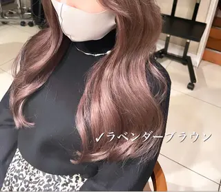 ロング カラー 韓国ハッシュカット/ 新宿/髪質改善/岡崎のヘアスタイル