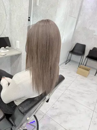 ミディアム カラー 🌺ハイトーン🌺 矢葺 なぎさ🌺🌺のヘアスタイル