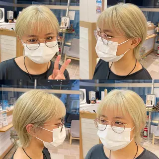 カラー 東梅田エリアカラー ヘアセットNo. 1のヘアスタイル