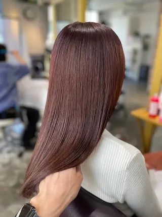 ミディアム 心斎橋/縮毛矯正/ 髪質改善　吉見勇亮のヘアスタイル